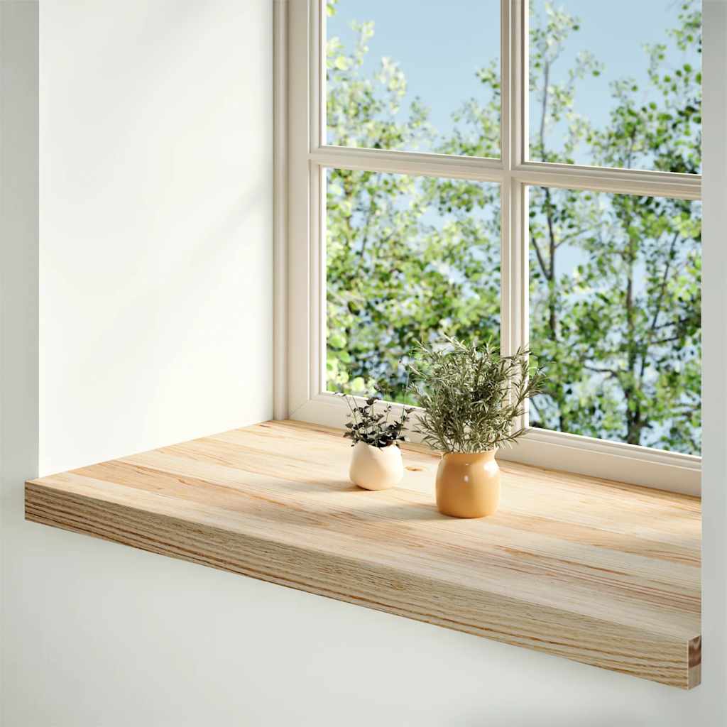 Vidaxl Window Sills 2 ST NON Traité 80x40x2 cm Chêne solide