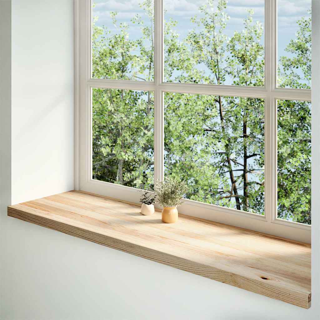 Vidaxl Window Sills 2 St ST non traité 140x40x2 cm Chêne solide