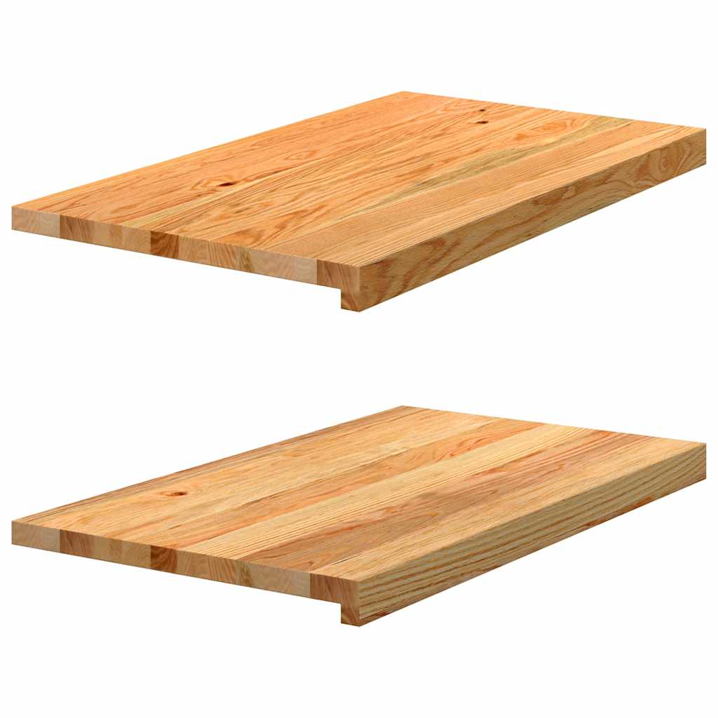 Vidaxl Fenêtre Sills 2 ST 70X40X2 CM SOLID BRORN CHOID LUIL