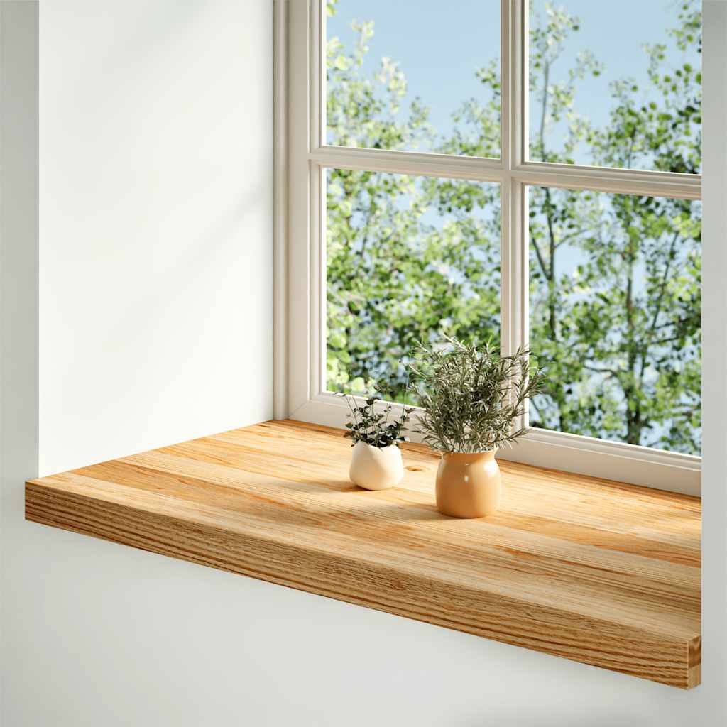 Vidaxl Fenêtre Sills 2 ST 70X40X2 CM SOLID BRORN CHOID LUIL
