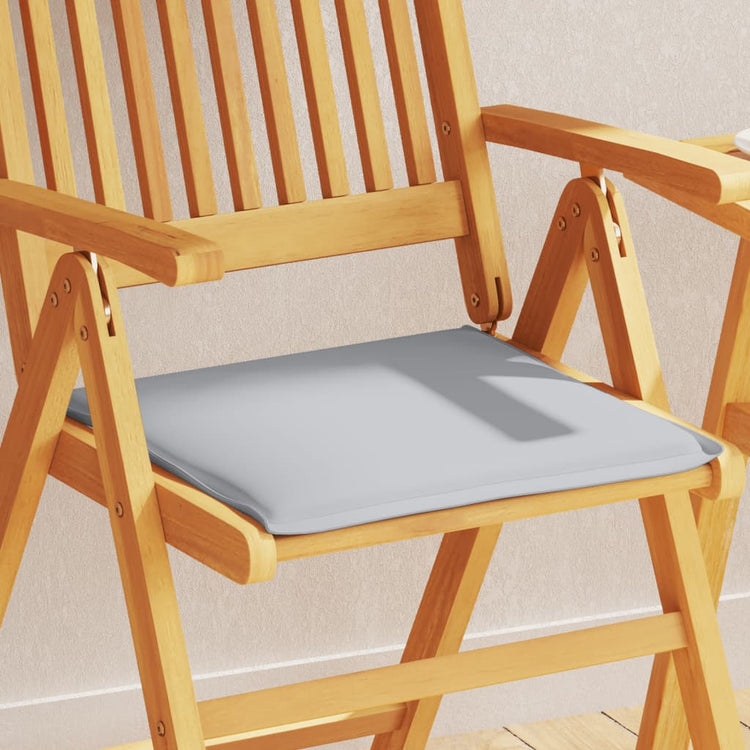Coussins de siège de jardin vidaxl 2 st carré 45x45x2 cm gris clair