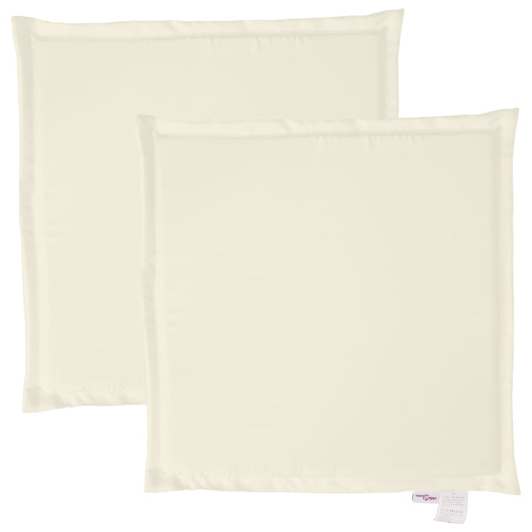Vidaxl Garden Seat Cushions 2 PCS Square 45x45x2 cm Crème -Colored