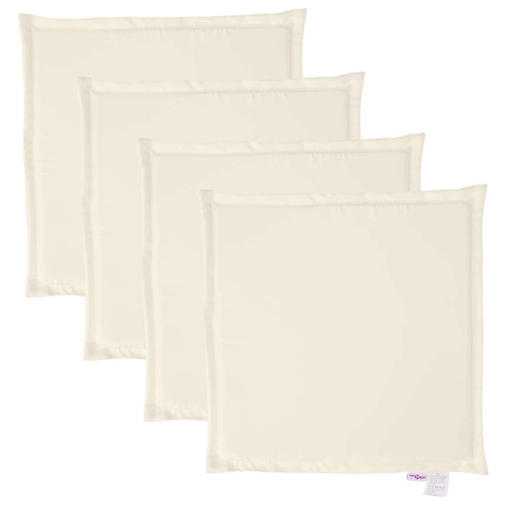 Coussins de siège de jardin vidaxl 4 pcs carrés 45x45x2 cm -colored