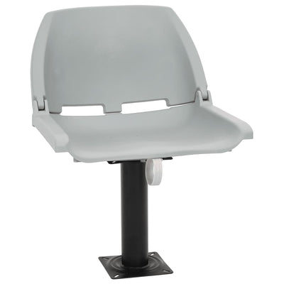 Vidaxx Ensemble de chaises bateau 2 pièces pliables 48x51x41 cm gris