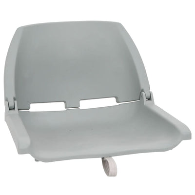 Vidaxx Ensemble de chaises bateau 2 pièces pliables 48x51x41 cm gris