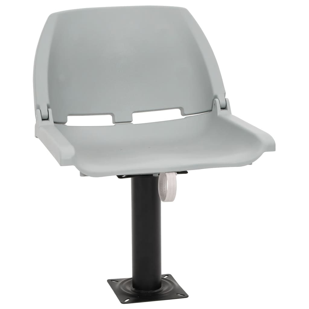 Vidaxx Ensemble de chaises bateau 4 pièces pliables 48x51x41 cm gris