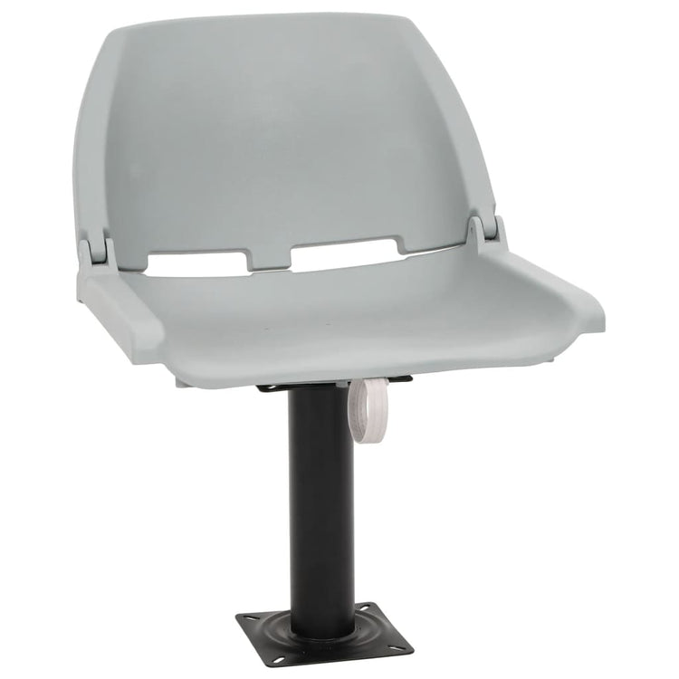 Vidaxx Ensemble de chaises bateau 4 pièces pliables 48x51x41 cm gris