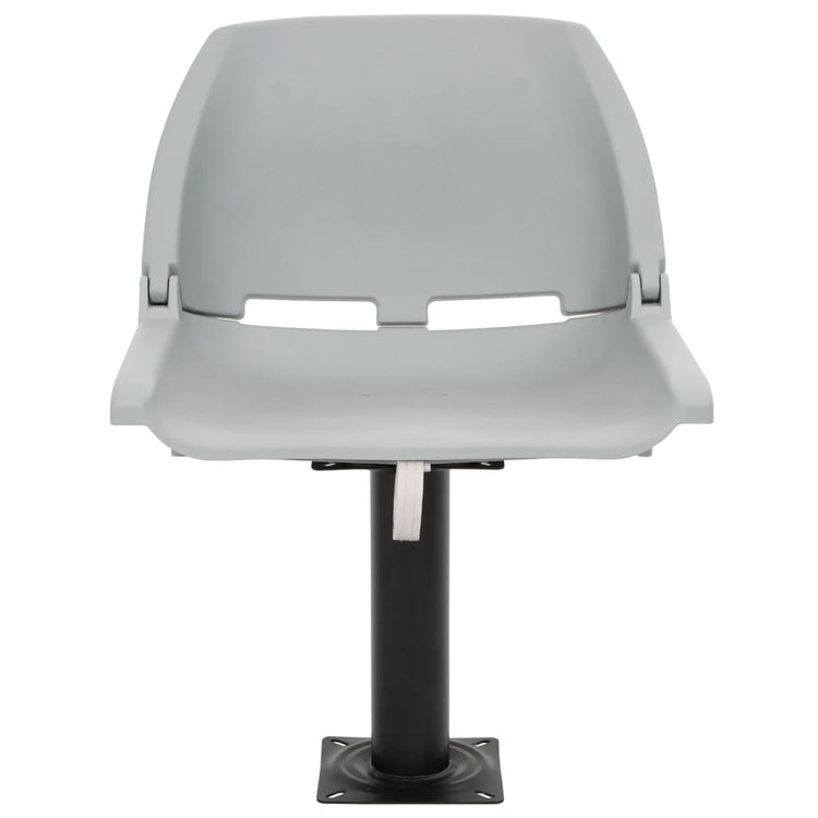 Vidaxx Ensemble de chaises bateau 4 pièces pliables 48x51x41 cm gris