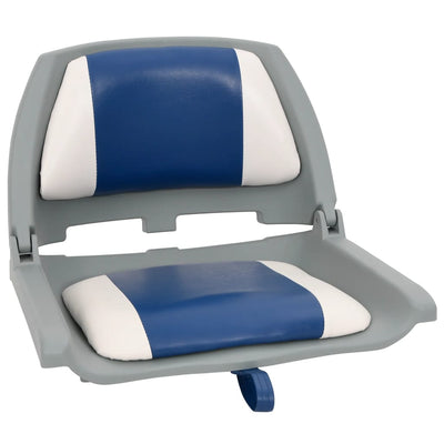 Vidaxx ensemble de chaises bateau pliantes 2 pièces 48x51x41 cm bleu et blanc