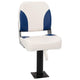 Vidaxx chaise bateau 1 set pliable 41x36x48 cm bleu et blanc
