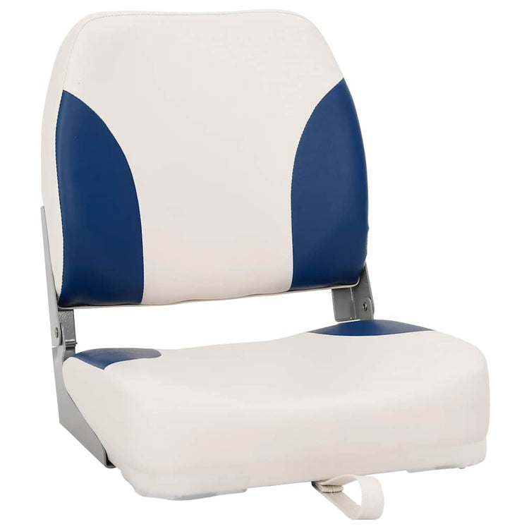 Vidaxx chaise bateau 1 set pliable 41x36x48 cm bleu et blanc