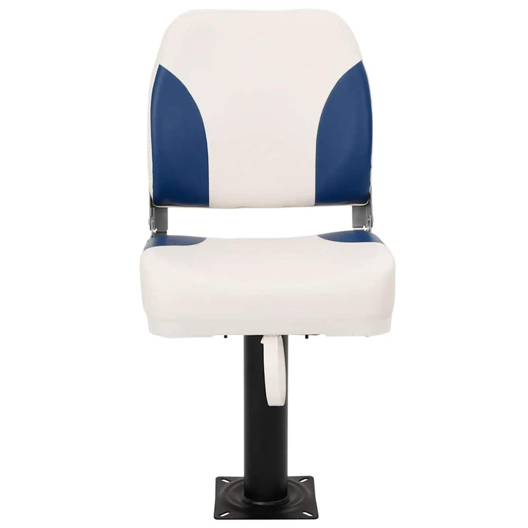 Vidaxx chaise bateau 1 set pliable 41x36x48 cm bleu et blanc