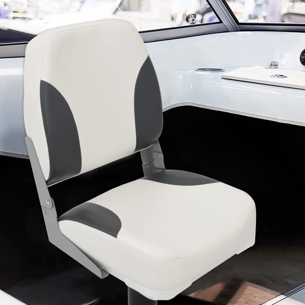 Vidaxx chaises bateau 2 pcs pliables avec dossier haut 41x36x48 cm