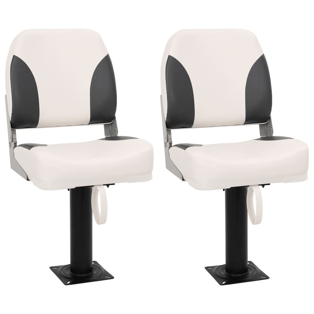 VidaXL chaise bateau 2 set pliable avec dossier bas