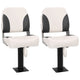 VidaXL chaise bateau 2 set pliable avec dossier bas