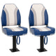 Vidaxx Ensemble de chaises bateau 4 pièces avec dossier haut, pliable