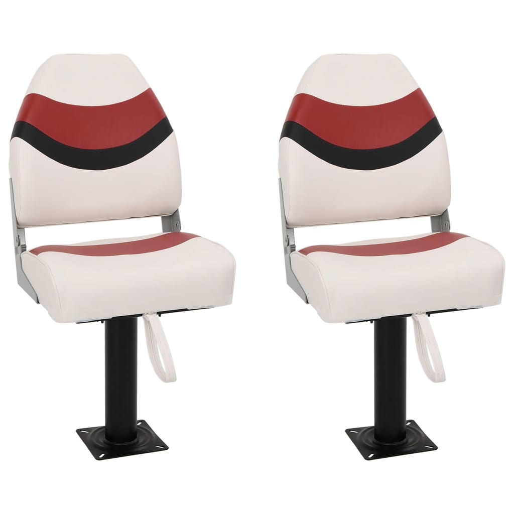 Vidaxx Ensemble de chaises bateau 4 pièces avec dossier haut, pliable