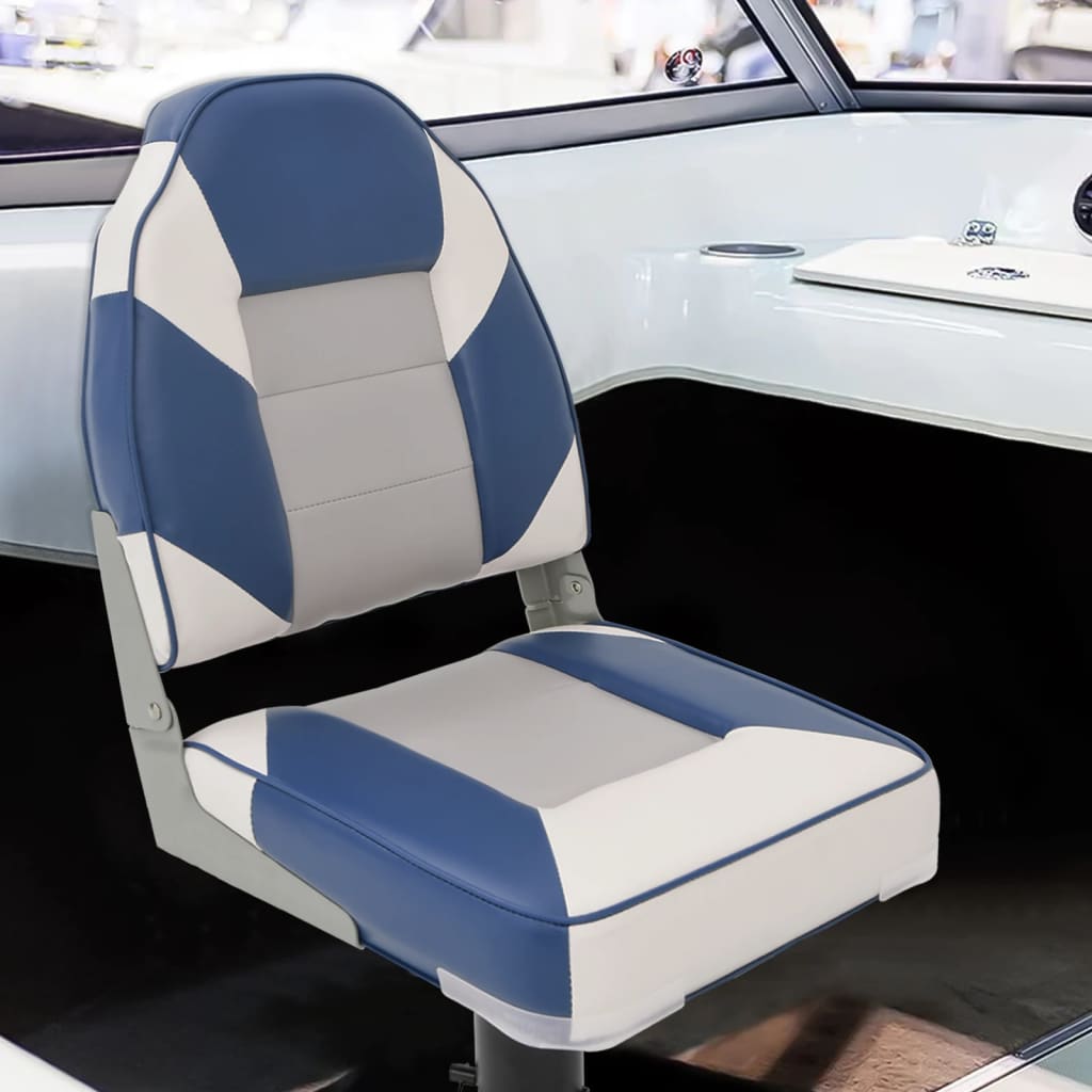 Vidaxx Ensemble de chaises bateau 2 pièces avec dossier haut, pliable