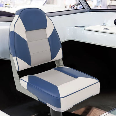 Vidaxx Ensemble de chaises bateau 2 pièces avec dossier haut, pliable