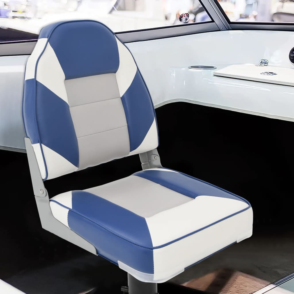 Vidaxx chaises bateau 2 pcs pliables avec dossier haut 39x43x58 cm