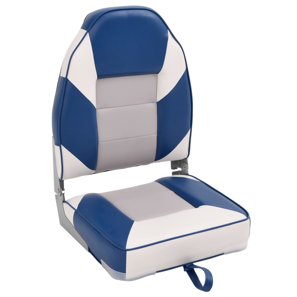 Vidaxx chaises bateau 2 pcs pliables avec dossier haut 39x43x58 cm