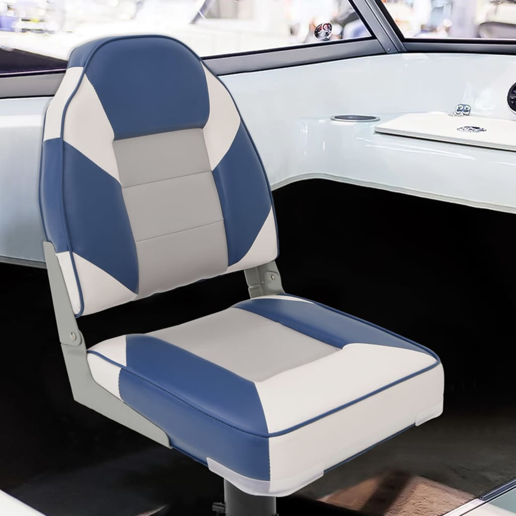 Vidaxx Ensemble de chaises bateau 4 pièces avec dossier haut, pliable