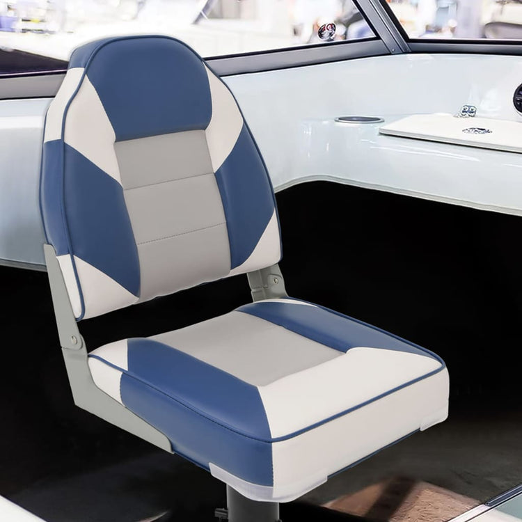 Vidaxx Ensemble de chaises bateau 4 pièces avec dossier haut, pliable