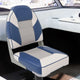 Vidaxx Ensemble de chaises bateau 4 pièces avec dossier haut, pliable