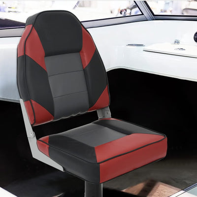 Vidaxx Ensemble de chaises bateau 2 pièces avec dossier haut, pliable