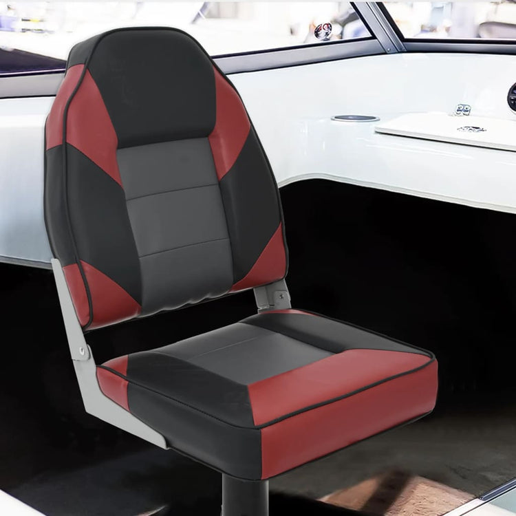 Vidaxx chaises bateau 2 pcs pliables avec dossier haut 39x43x58 cm