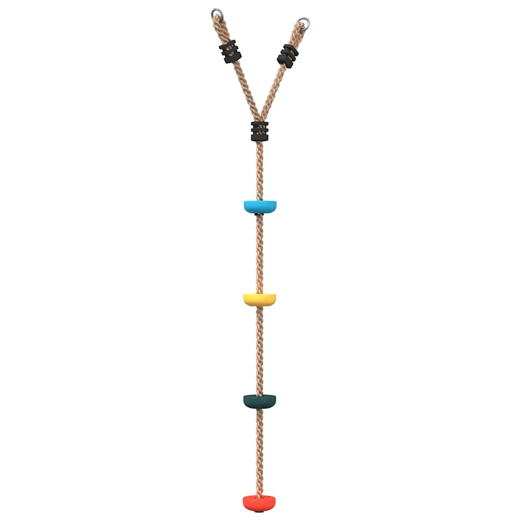 Vidaxl Swing d'escalade avec 4 disques multi-colorants