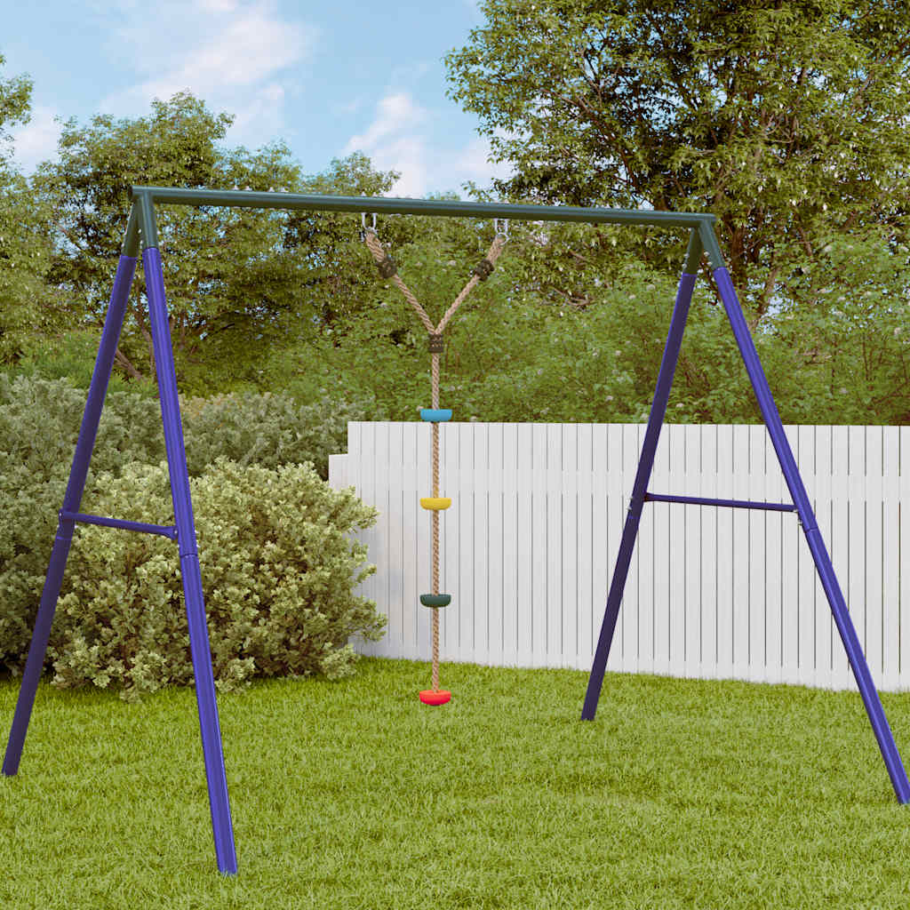 Vidaxl Swing d'escalade avec 4 disques multi-colorants