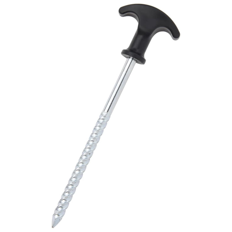 Vidaxl Tent Pegs 24 STS Ø7 mm 17 cm Acier galvanisé