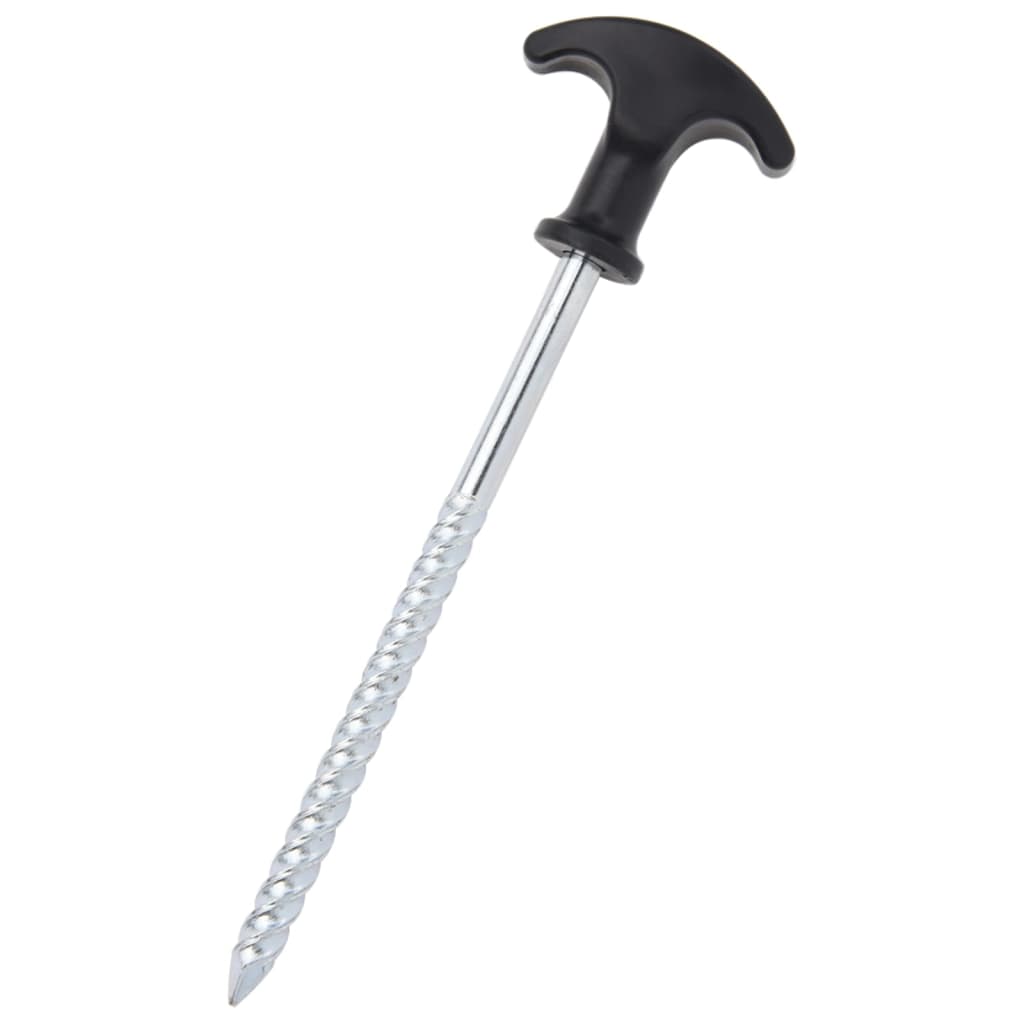 Vidaxl Tent Pegs 12 St Ø7 mm 17 cm Acier galvanisé