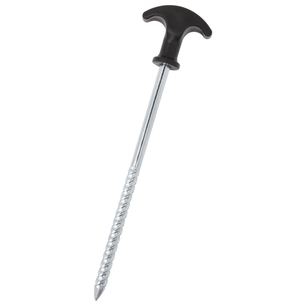 Vidaxl Tent Pegs 24 STS Ø7 mm 20 cm en acier galvanisé
