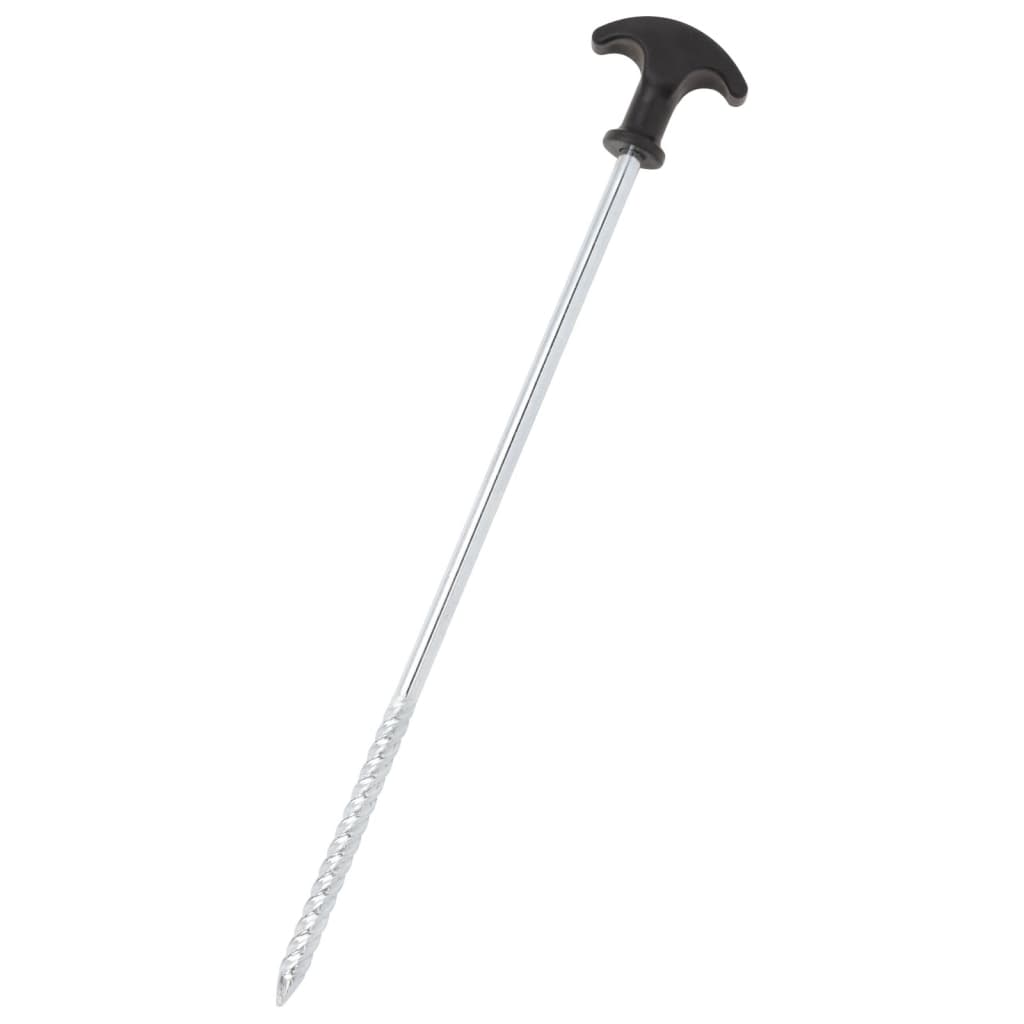 Vidaxl Tent Pegs 12 St Ø7 mm 30 cm Acier galvanisé