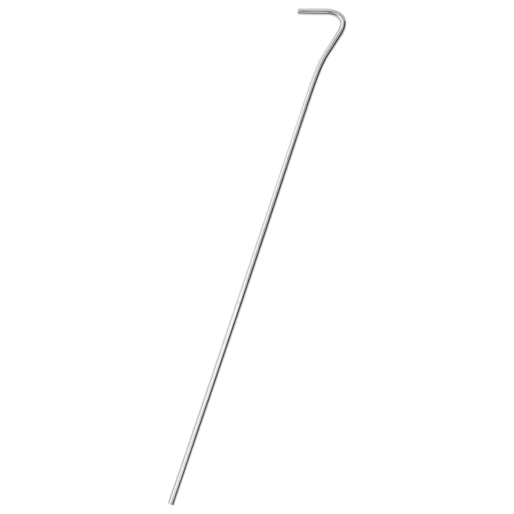 Vidaxl Tent Pegs 50 STS Ø4 mm 30 cm en acier galvanisé