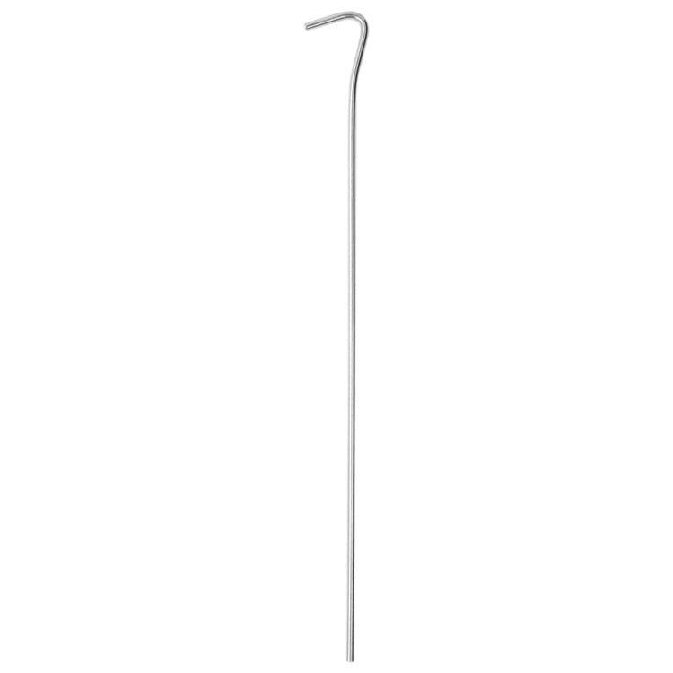 Vidaxl Tent Pegs 50 STS Ø4 mm 30 cm en acier galvanisé