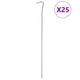 Vidaxl Tent Pegs 25 St Ø4 mm 30 cm Acier galvanisé