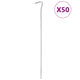 Vidaxl Tente poils 50 sts Ø7 mm 30 cm Acier galvanisé