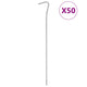 Vidaxl Tente poils 50 STS Ø4 mm 23 cm acier galvanisé