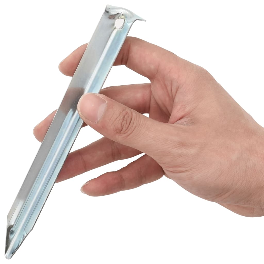 Vidaxl Tent Pegs 24 ST Ø20 mm 17 cm en acier galvanisé