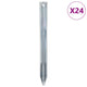Vidaxl Tent Pegs 24 ST Ø20 mm 22 cm acier galvanisé