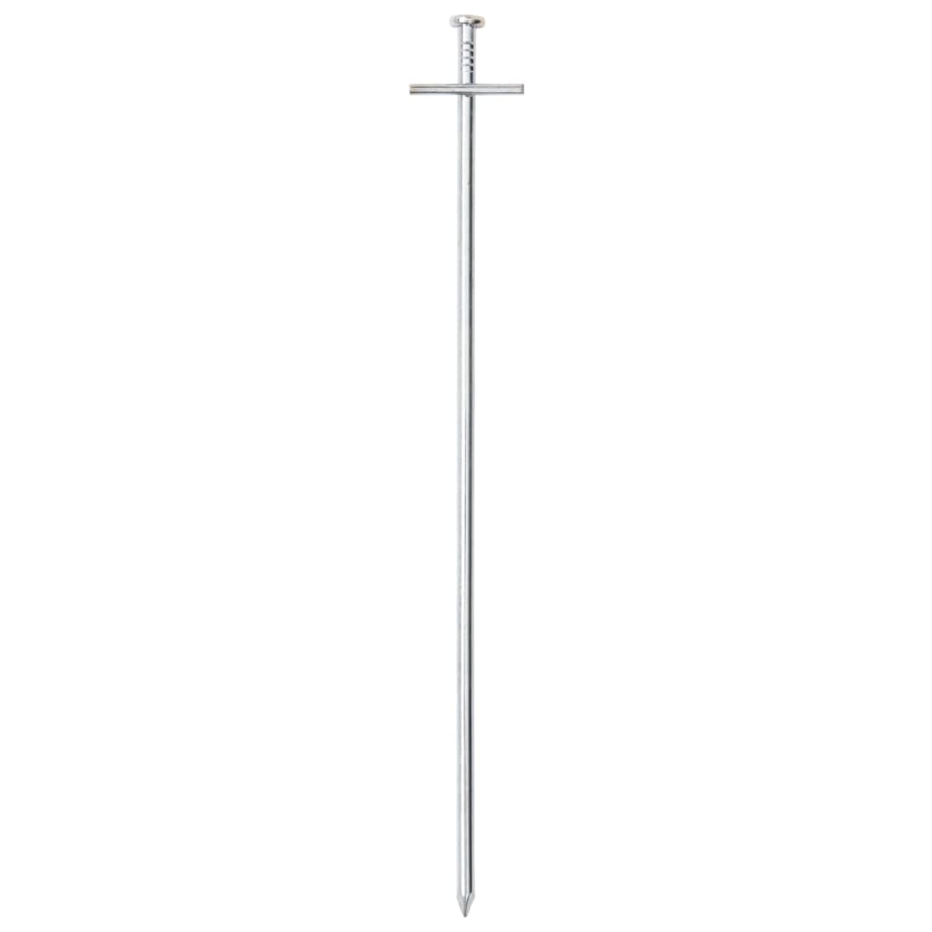 Vidaxl Pergs de tente 24 STS Ø6 mm 29,5 cm en acier galvanisé