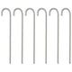 Vidaxl Tent Pegs 6 St Ø10 mm 37 cm Acier galvanisé