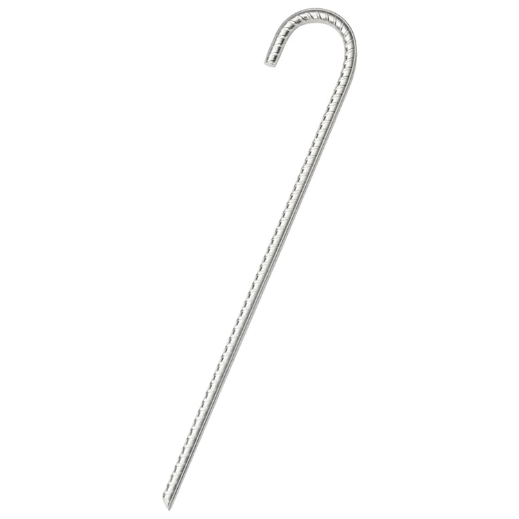 Vidaxl Tent Pegs 12 ST Ø10 mm 37 cm en acier galvanisé