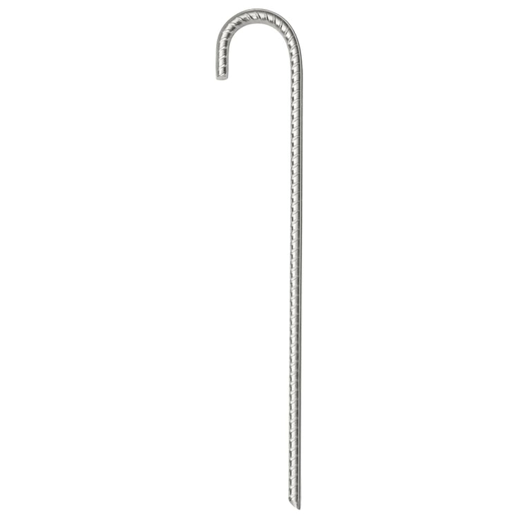Vidaxl Tent Pegs 12 ST Ø10 mm 37 cm en acier galvanisé