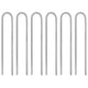 Vidaxl Tente Hairing 6 PCS en forme de U Ø7 mm 30 cm en acier galvanisé