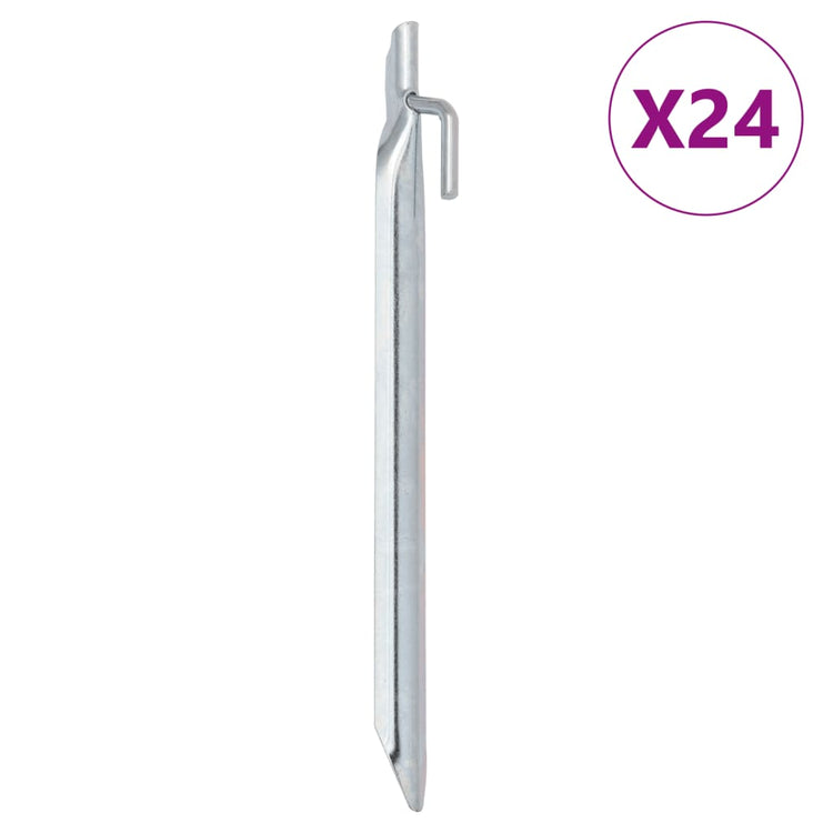 Vidaxl Tent Pegs 24 ST en V V V V V V V V V V V V