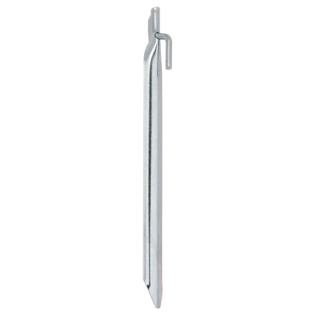 Vidaxl Tente poils de 24 pc en forme de V Ø20 mm 25 cm en acier galvanisé